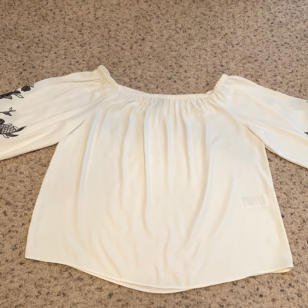 White House Black Market Off the Shoulder Blouse